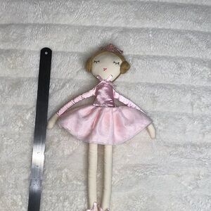 Bella Ballerina Fabric Doll with Pink Dress by Great Pretenders